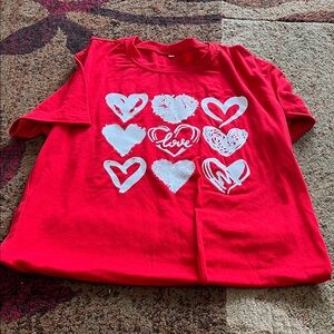 Valentine's T shirt size M